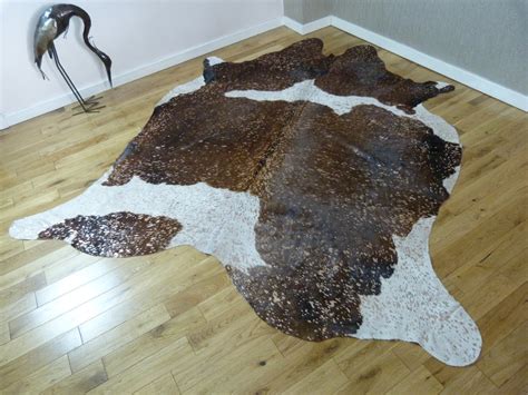 metallic cowhide rug